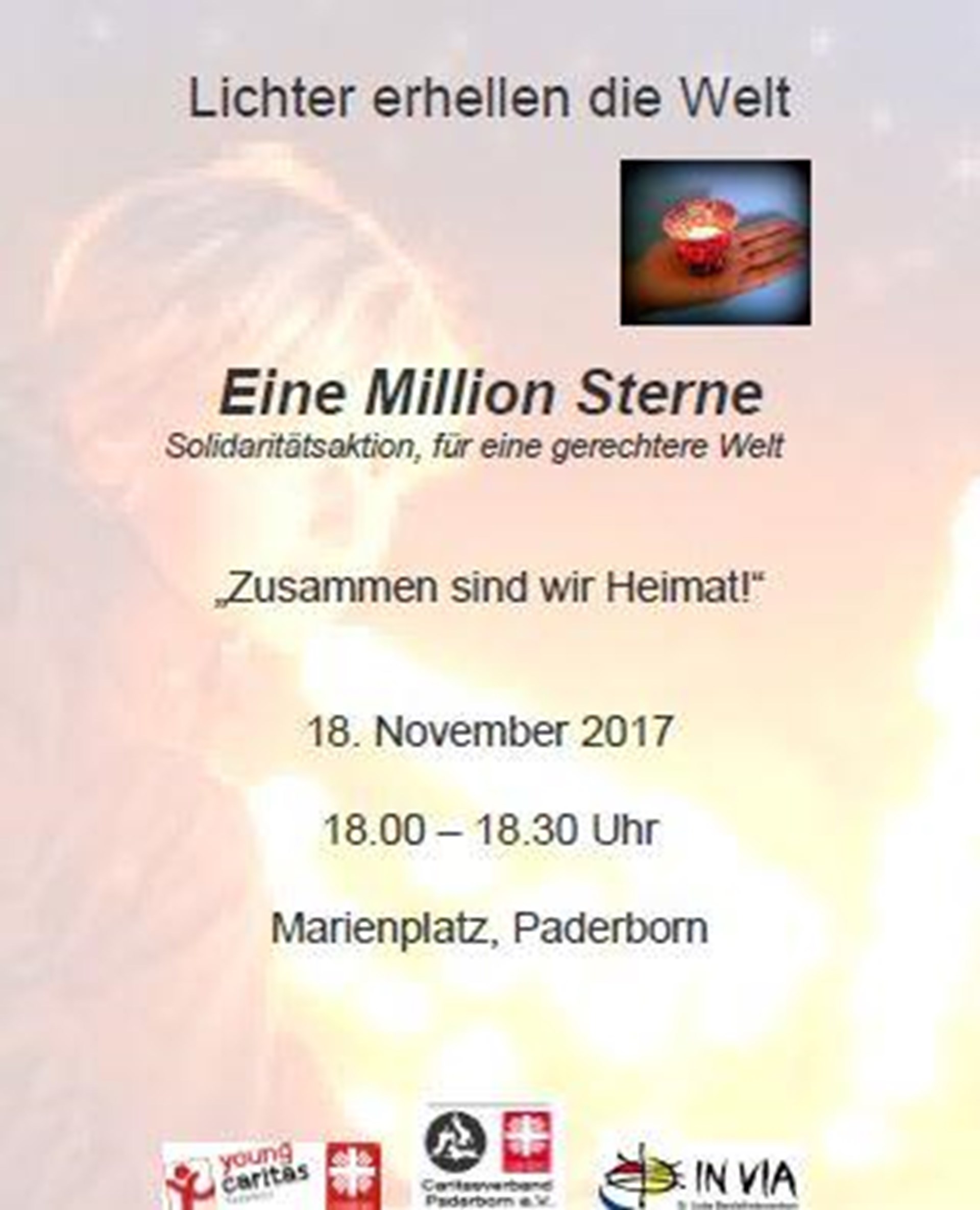 Flyer InVia Eine Million Sterne