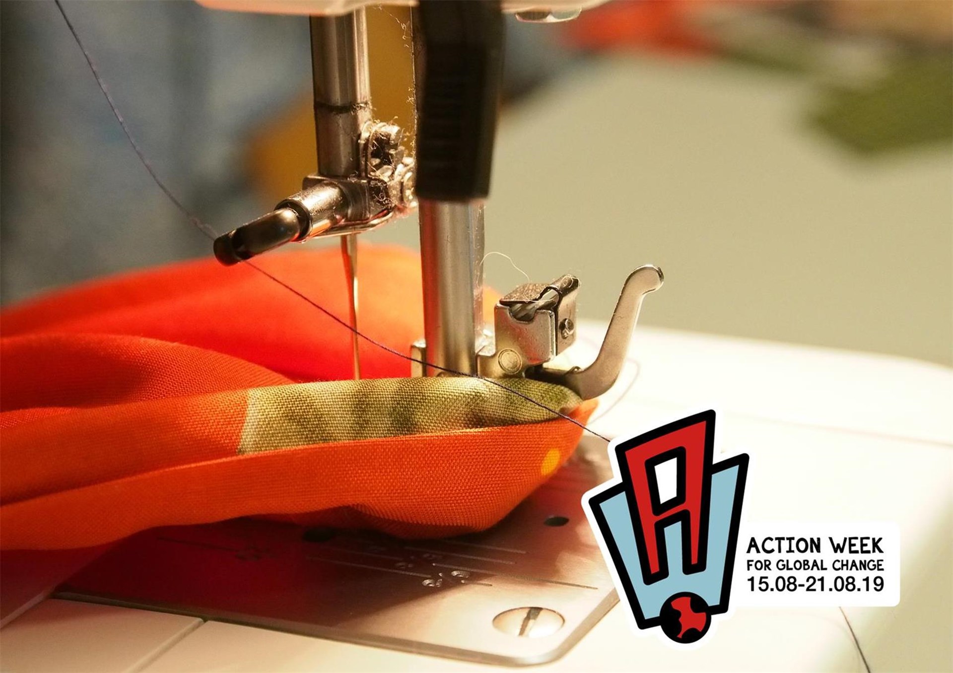 Upcycling an der Nähmaschine